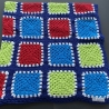 Gehäkelte Granny Square Kniedecke- Kinderdecke - 1 -