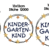 Stickdatei Kindergarten Kindergartenkind SET