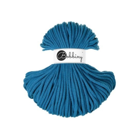 Bobbiny Flechtkordel Premium 5mm 100m Farbe dopamine blue