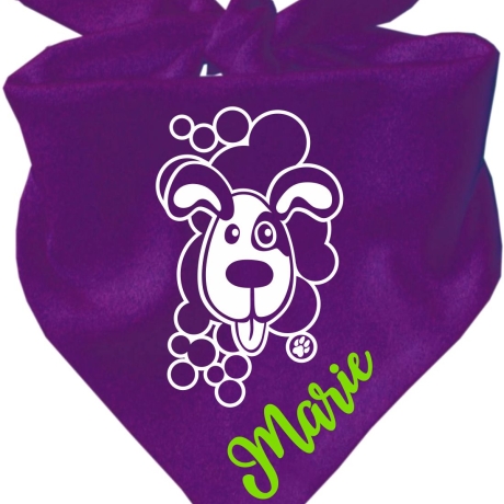 Dreiecks Hundehalstuch WELPE BELLO personalisiert mit Name