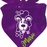 Dreiecks Hundehalstuch WELPE BELLO personalisiert mit Name