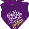 Dreieckstuch Hundehalstuch FLORALPFOTE personalisiert mit Name
