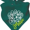 Dreieckstuch Hundehalstuch FLORALPFOTE personalisiert mit Name