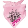 Dreieckstuch Hundehalstuch FLORALPFOTE KR personalisiert mit Name