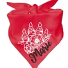 Dreieckstuch Hundehalstuch FLORALPFOTE KR personalisiert mit Name