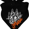 Dreieckstuch Hundehalstuch FLORALPFOTE KR personalisiert mit Name