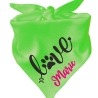 Dreiecks Hundehalstuch LOVE personalisiert mit Name