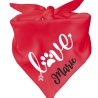 Dreiecks Hundehalstuch LOVE personalisiert mit Name