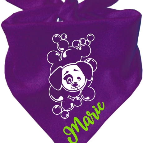 Dreiecks Hundehalstuch WELPE MOPPEL personalisiert mit Name
