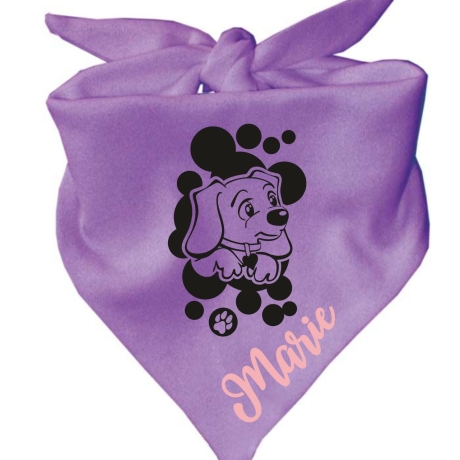 Dreiecks Hundehalstuch WELPE STROLCHI personalisiert mit Name