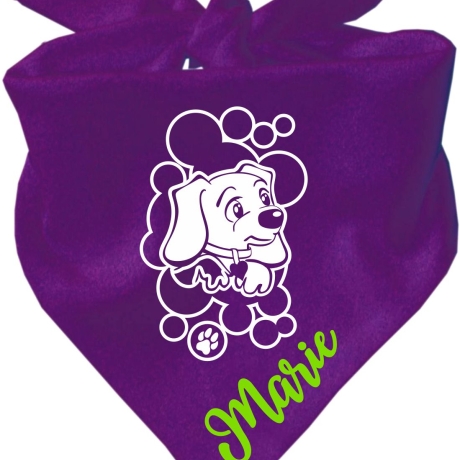 Dreiecks Hundehalstuch WELPE STROLCHI personalisiert mit Name