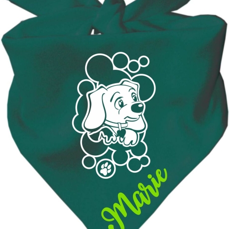 Dreiecks Hundehalstuch WELPE STROLCHI personalisiert mit Name