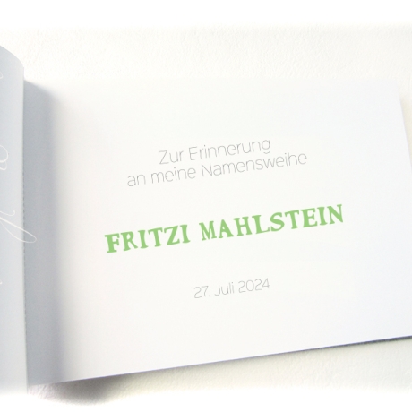Fotogästebuch Namensweihe