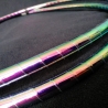 Dancehoop 'Shiny Rainbow', Polyprö 19 mm, Ø 90 cm