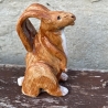 Ceramic bunny figurine  handmade