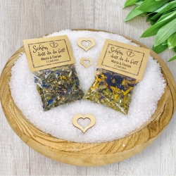 edle Gastgeschenke Hochzeit, Schön dass du da bist, Vintage