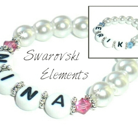 Baby & Kinderarmband mit Name, Armband, Namensarmband