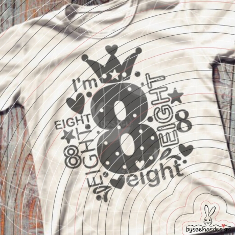 I'm eight Plotterdatei SVG DXF
