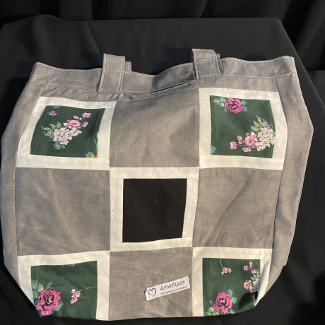 Patchwork Einkaufstasche - 3 -