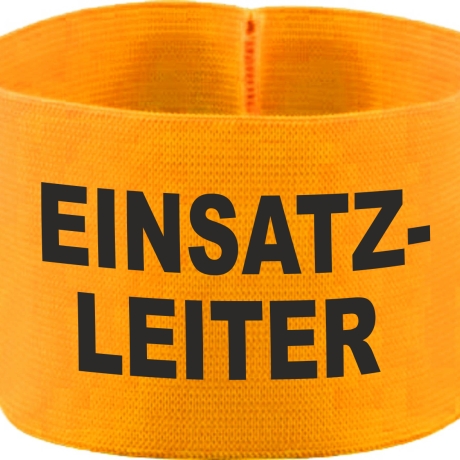 gummielastische Armbinde 10 cm bedruckt mit EINSATZLEITER