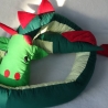 Bettschlange Drache, Puckschnecke, Bettrolle, Wickeltischrolle