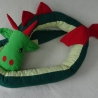 Bettschlange Drache, Puckschnecke, Bettrolle, Wickeltischrolle
