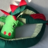 Bettschlange Drache, Puckschnecke, Bettrolle, Wickeltischrolle