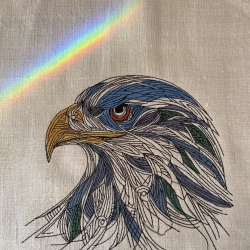 Adlerkopf - 17.77 x 16.22 cm