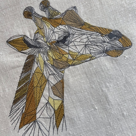 Giraffe - 17.36 x 16.66 cm