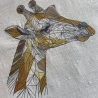 Giraffe - 17.36 x 16.66 cm