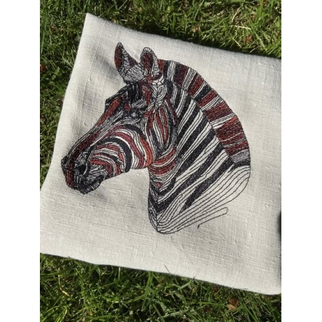 Zebra - 13.66 x 13.84 cm