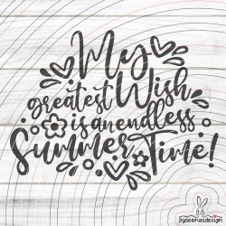 endless Summer Plotterdatei SVG DXF