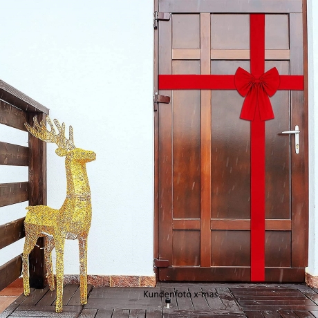 Schleife Haustüre, Hausübergabe, Eröffnung, Weihnachts Türdeko,