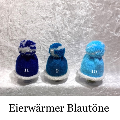 Eierwärmer Eier-Mützen Pudelmützen für Eier 21 Farben Farbauswahl