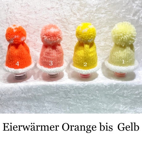 Eierwärmer Eier-Mützen Pudelmützen für Eier 21 Farben Farbauswahl