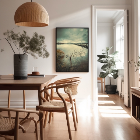 Fotografie Steg Moody - FineArt Druck