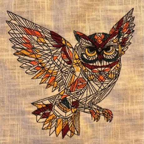 Eule - 18.90 x 18.82 cm