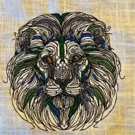 Löwe - 16.21 x 15.77 cm