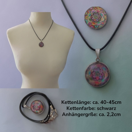 Schmuckset mit Motivstein