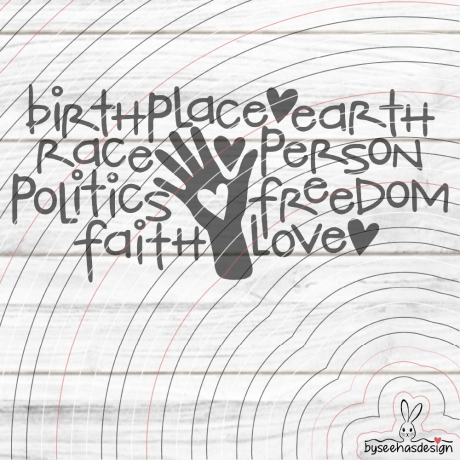 faith love Plotterdatei SVG DXF