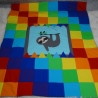Krabbeldecke Faultier, Patchwork, Kuscheldecke