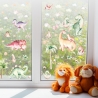 Fensterbilder Dinosaurier selbstklebend - Statisch Haftend PVC