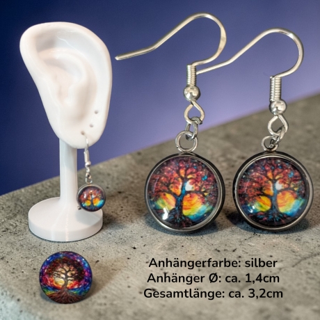 Schmuckset mit Motivstein