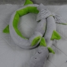 Bettschlange Drache, Puckschnecke, Bettrolle, Wickeltischrolle