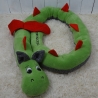 Bettschlange Drache, Puckschnecke, Bettrolle, Wickeltischrolle