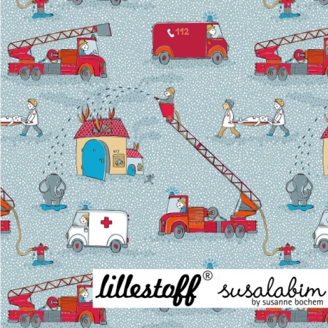 VORBESTELLUNG Feuerwehr Biojersey Lillestoff Susalabim