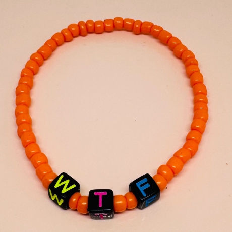 Trend Statement-Armbänder Jugendwort Handgemacht personalisierbar