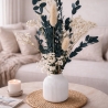 Trockenblumenstrauß mit Vase | Bohostrauß mit Eucalyptus 