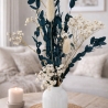 Trockenblumenstrauß mit Vase | Bohostrauß mit Eucalyptus 