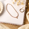 Armband mit Herz aus Hämatit in Roségold – Persönliches Geschenk